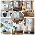 thumbnail image 6 of Ships Next Day Canvas Wall Art 16"x16", Coastal Turtle Wood Framed Canvas Print Painting, Blue Ocean Coral Starfish Seagrass Ready to Hang Picture Wall Decor for Home Bedroom Kitchen Office, 6 of 9