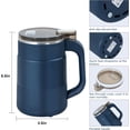 thumbnail image 4 of Coffee Grinder Electric for Home Use: Small Spice Grinder Electric Fine Powder,Multifunctional Coffee Bean Grinder Fine Grinding,Pet Food Grinder,110V,500ML/17oz (Blue), 4 of 7