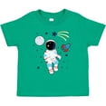 thumbnail image 3 of Inktastic Astronaut the Moon Spaceship and Shooting Star for Light Colors Boys or Girls Toddler T-Shirt, 3 of 5