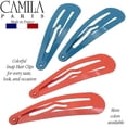 thumbnail image 4 of Southwit Paris CP1330B French Hair Snap Clip Barrette, Hair Slides Clic Clac for Women, Styling Girls Side Slide-in Metal Snap Pin Hair Accessories for Women. Strong Hold, No Slip Grip, Made in France, 4 of 5
