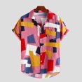 thumbnail image 1 of DPTALR T-shirt Décontracté Imprimé Hawaïen à Manches Courtes pour Hommes, 1 of 7