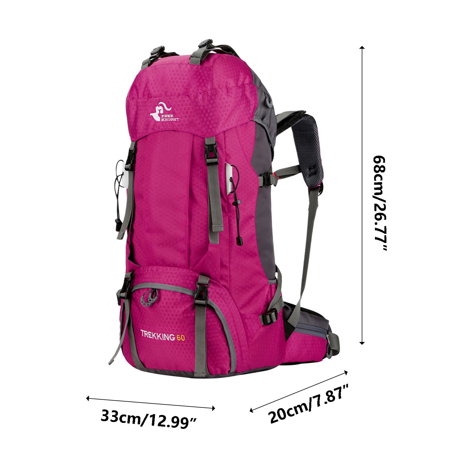 60l camping travel rucksack backpack climbing hiking bag Bseash Internal Frame Waterproof or replacement in accordance with the Australian Consumer Law (ACL). 60L Big Capacity Unisex Outdoor