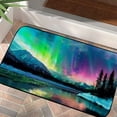 thumbnail image 4 of ONETECH Aurora Borealis Space Art Kitchen Floor Mat Dog Doormat 19.68*39.37 in, 4 of 6