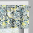 thumbnail image 3 of Ambesonne Floral Valance Pack of 2, Mandala Vintage Style, 54"X12", Yellow Blue, 3 of 5