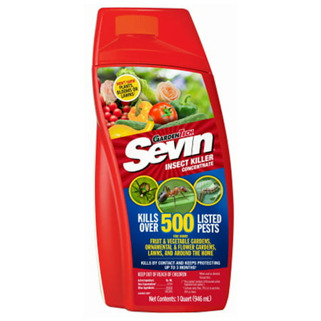 Sevin Insect Killer Concentrate, For Gardens and Flowers, 32