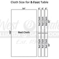 thumbnail image 6 of Championship Tour Edition Pool Table Felt, Billiard Table Cloth, Pool Table Felt Replacement kit, Billiards Table Felt Pool with 6 Precut Rail Cloth Strips, Pool Table Accessories - 8 FT (Camel), 6 of 7