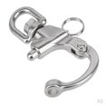 thumbnail image 1 of koolsoo 2 Stainless Steel Swivel Snap Shackle Boat Sailing Yatch Shade Rigging Clip, 1 of 7