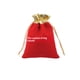thumbnail image 4 of Bolsa de franela con borde rojo Bolsa para envolver joyas Directamente del fabricante Venta al por mayor Almacenamiento de joyas Envoltura de regalo, 4 of 4