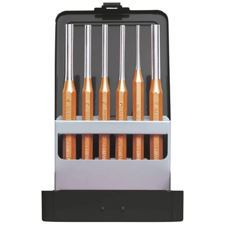 Pin punch set d.3-8mm  case 6pcs (R90200006) (3300823)