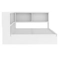 thumbnail image 6 of Euroco Metal Full Size Daybed with Shelves, Trundle and USB Charging, White, 6 of 14