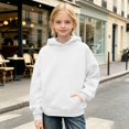 thumbnail image 5 of Grblisyd Girls Sparkly Rhinestone Angel Wing Hoodies Long Sleeve Hooded Sweatshirts Fashion Casual Pullovers With Pockets, 5 of 6