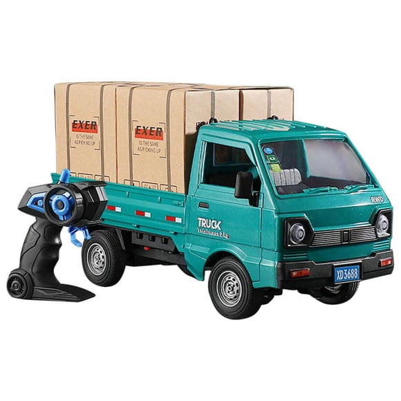 Coche GoolRC Kei Truck a control remoto a escala 1:16 con aerosol y luz