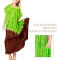 thumbnail image 2 of HAPPY BAY Women's Loose Fashion House Wear Swing Dresses 3X-4X Shamrock Green_AC786, 2 of 5