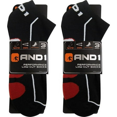 And 1 Men's Socks Low Cut With Half C