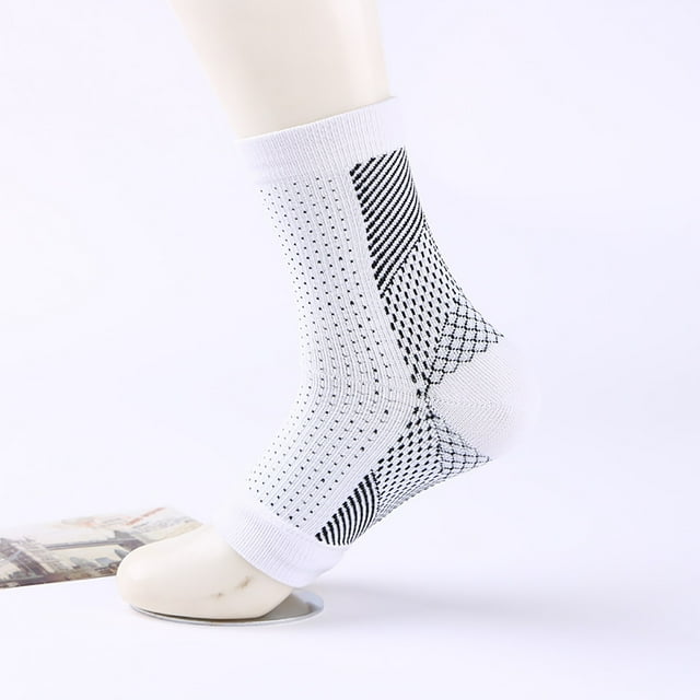 QTBIUQ Heel Protection Heel Socks Relieve And Prevent Tingling Discomfort And Soreness In The Arch Of The Foot White,