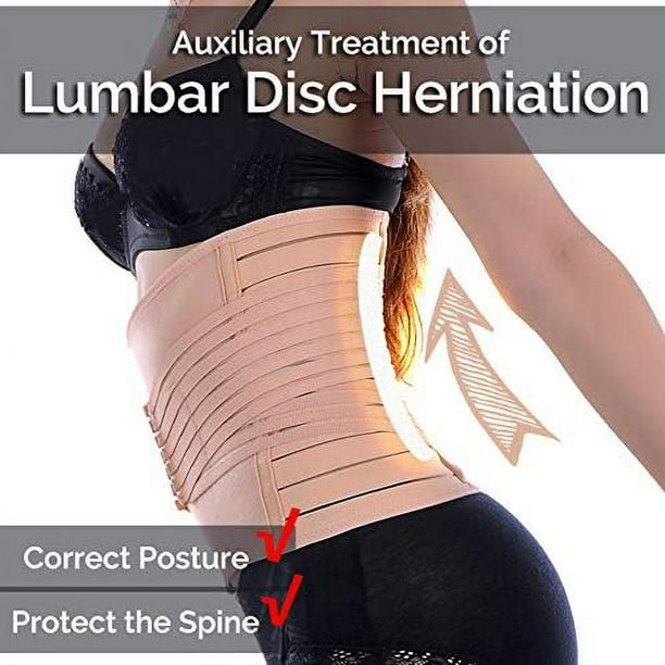 Mama Stuff BellyHug – Faja Postparto Para Recuperación Abdominal Y Cesárea | Soporte De Pelvis, Efecto Adelgazante, Transpirable Y Ajustable (Beige, M