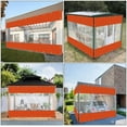 thumbnail image 3 of SHANNA Heavy Duty Waterproof Clear Tarps Curtain Thicken PVC Tarps Curtains with Grommets for Patio, Pergola, Porch, Gazebos, Balcony, 3 of 11