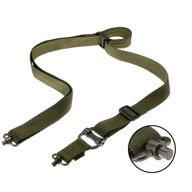 Quick Detach Sling Strap Swivel Dual 2 Points Outdoor Hunting Waterproof Nylon Adjustable Shoulder Belt