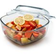 thumbnail image 1 of NUTRIUPS 2.5L Glass Casserole with Glass Lid Square Casserole Dish for Oven Glass Microwavable Bowl With Lid, 1 of 6