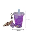 thumbnail image 4 of Injueey LLavero de fruta líquida con arena movediza de dibujos animados para chica, bolsa de acrílico de simulación, colgante para mochila, billetera, Artesanía Sandía Injueey HA073931-01, 4 of 6