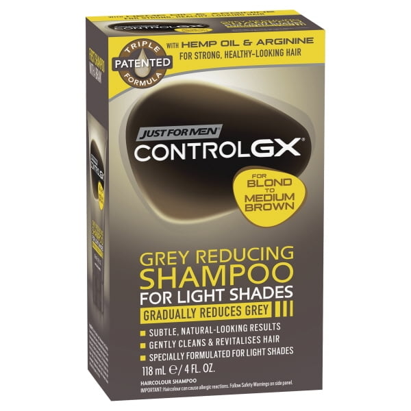 Just for Men Control GX 4 Fl. Oz. Gray Reducing Shampoo for Light