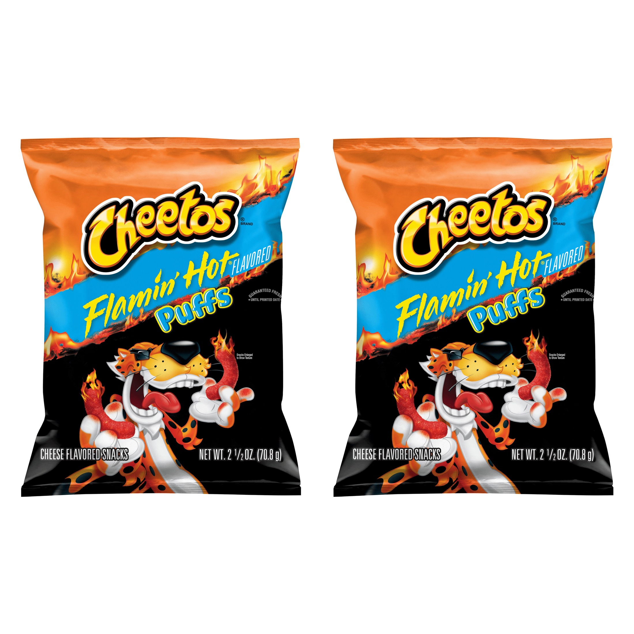 Wise Cheez Doodles baked puffs hot and honey 3oz snack - Walmart.com