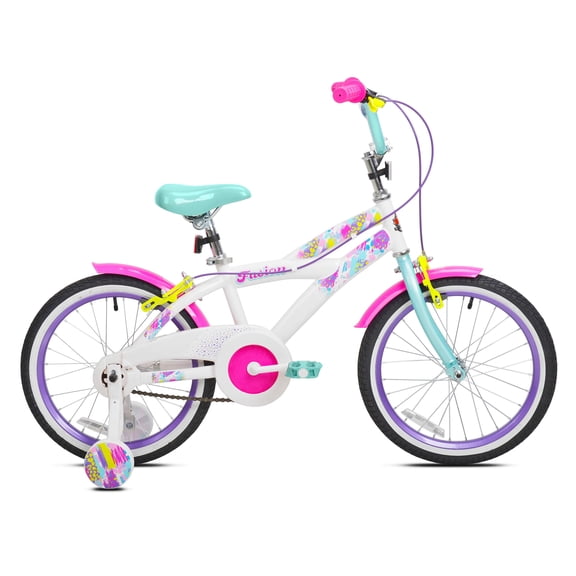 18" Fusion, Girls Training Wheel Bicycle, Multicolor