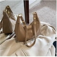thumbnail image 4 of Small Hobo Bags for Women Retro Crescent Shoulder Purse Fall Soft Crossbody Handbag 2025, 4 of 10