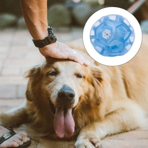 Milisten Interactive Dog Toy Dog Balls Large TPR Blue 1Pack