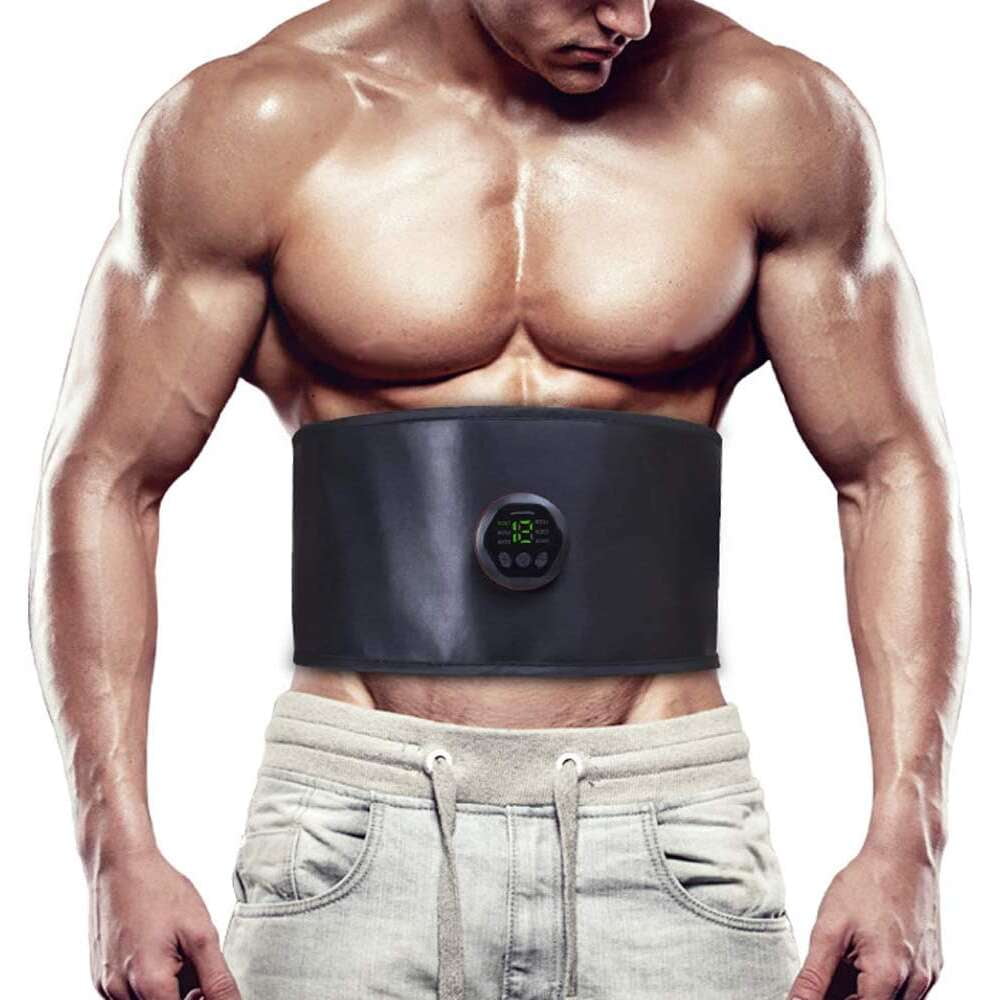 wruas Waist Trimmer, Abdominal Belt Muscle Fitness Abdominal Training