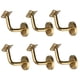 thumbnail image 4 of 6 soportes para pasamanos, soportes para pasamanos de escaleras, herrajes de renovación modernos, Placa de soporte de arco, 4 of 9