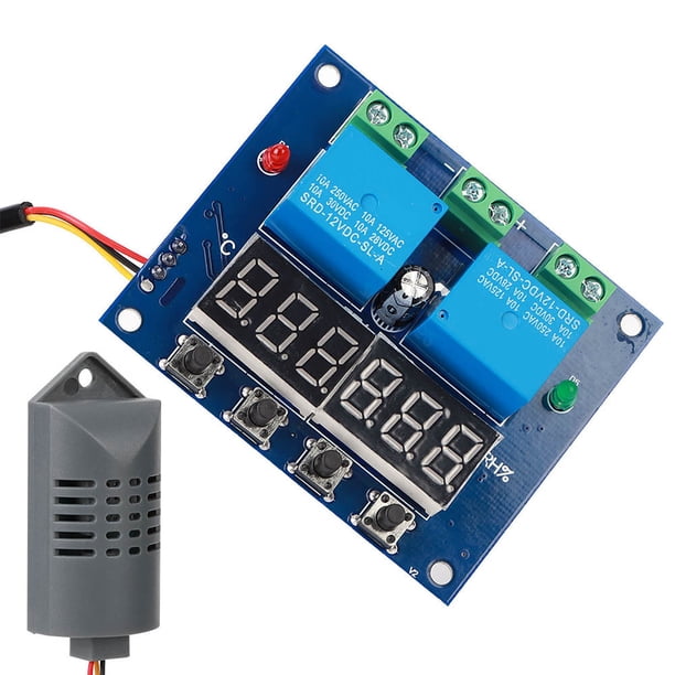 Controlador De Temperatura XH-M452 DC 12V Tablero De Control De Humedad Gabinete De Control Constante Automático Para Control De Temperatura De Incubación Y Reproducción ANGGREK Otros