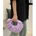 thumbnail image 2 of Kukuzhu Women Tote Handbags Chic Pleat PU Wedding Party Evening Clutch Purse, 2 of 6