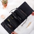 thumbnail image 4 of Neceser enrollable para maquillaje, organizador de viaje para artículos de aseo - 4 bolsas de nailon desmontables, estuche de cosméticos de gran capacidad para mujer | Neceser portátil para viajes,, 4 of 7