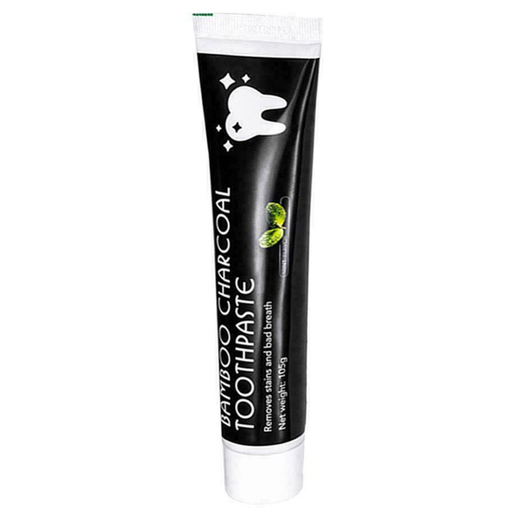 Bamboo Charcoal Toothpaste Teeth Whitening Black Removes Stains Tooth