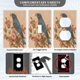 thumbnail image 3 of Light Switch Cover Switch Plate Outlet Cover Plug Cover for Electrical Toggle Switch Bluebird on Elegant Branch, 3 of 6