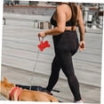 thumbnail image 4 of Sac pour Chien Pelle à Pot pour Animaux Tondeuse Extérieure Support de Sac à Déchets Distributeur de Sac à Déchets pour Chien Fournitures pour Chien Distributeur de Sac à Déchets pour Voyage Cuir Rouge, 4 of 5
