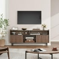 thumbnail image 6 of TV Stand for Living Room, Mid Century Modern Entertainment Center with Fluted Door, Media Console with Adjustable Shelves and Storage Cabinets for TVs up to 70 inches, 6 of 7