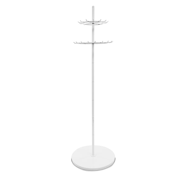 Tie Rack, Floor Mounted Belt Hanger, Belt Display Shelf for Home and Commercial Use in Boutiques, Clothing Stores, Retail Stores
