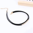 thumbnail image 3 of Gargantilla Collar ajustable Collar negro Collares para mujeres y niñas, 3 of 5