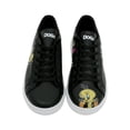 thumbnail image 5 of DOGO Black Sneakers for Women - Handmade Women's Fashion Sneakers, Vegan Leather and Unique Design, Womens Sneakers Best of Tweety and Sylvester Black Design, Size 7.5, 5 of 5