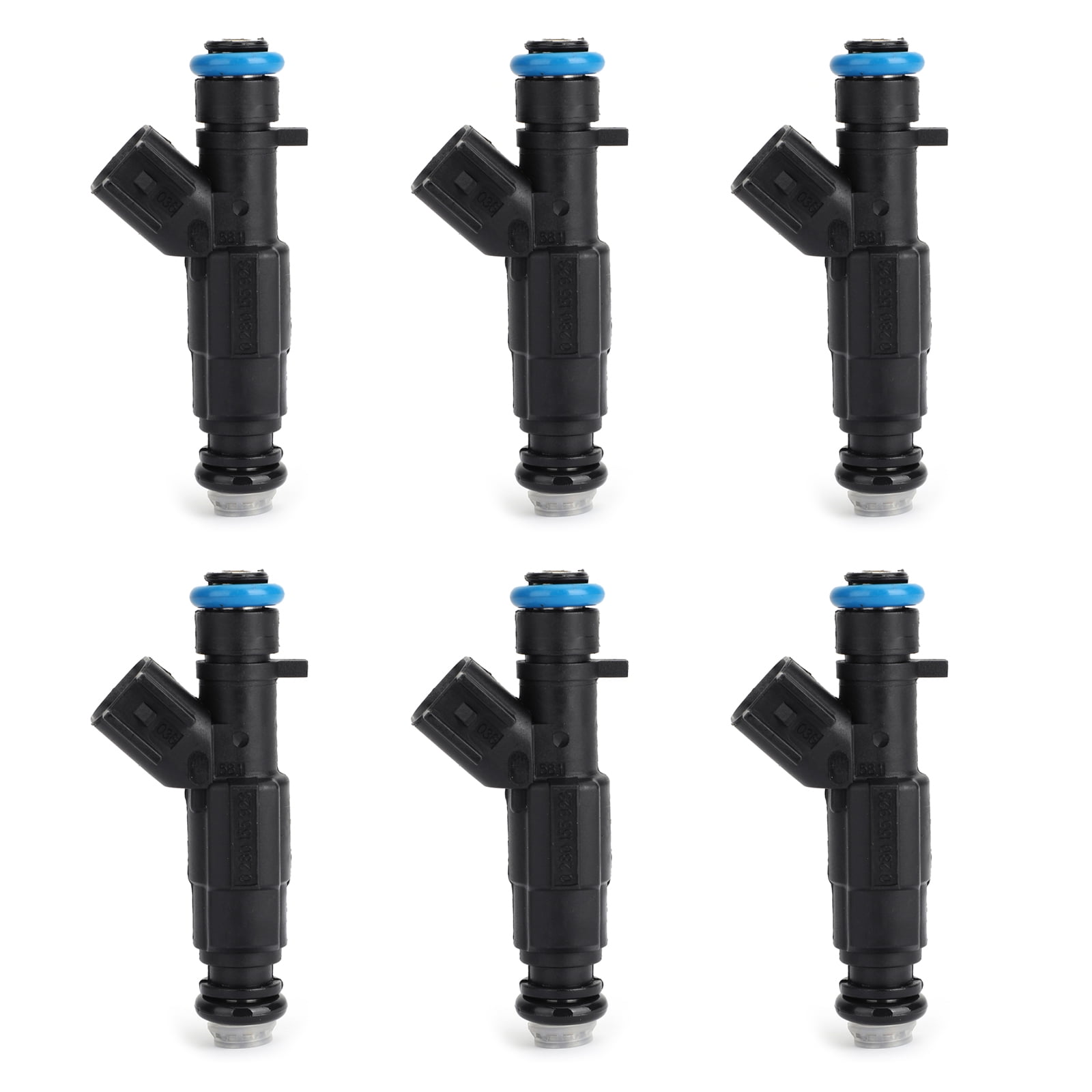 6pcs 4-Hole Upgrade Fuel Injectors For 99-04 4.0L Jeep Cherokee OEM 0280155784 