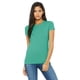 thumbnail image 1 of Camiseta de mujer Slim Fit TEAL 2XL Bella + Lienzo 6004, 1 of 1