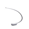 thumbnail image 1 of Benzara BM240344 Table Lamp with Arched Tube LED, Brushed Silver, 1 of 5