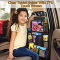 thumbnail image 3 of 1 Pack Car Seat Back Organizer, Auto Seat Multi-Pockets Travel Storage Bag Universal Car Storage Back Seat Organizer Holder Waterproof Multi-Pocket, 3 of 9