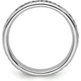 thumbnail image 2 of Solid Sterling Silver Stackable Expressions Polished Enameled Mother Ring - Ring Size 8.0, 2 of 7