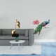thumbnail image 2 of Adorno de mesa con figura musical de resina y de pared retro de PVC. Pieza para sala de estar, cocina, sofá, fondo de TV y d, 2 of 8
