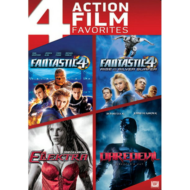 Fantastic Four / Fantastic Four: Rise of the Silver Surfer / Elektra /  Daredevil (DVD) 