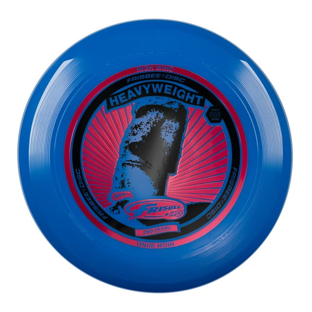 Wham-O Frisbee Heavyweight 200g, 11 Inch Long Distance and Durable Disc for Outdoor Activities, Stable Flying for Family Fun - 1 Pack