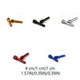 thumbnail image 1 of 2pcs Voiture Porte Serrure Pin Modification Solide Véhicule Intérieur Poignée Boutons Couleur Portes Accessoires Modifiés Composants Universel Verrouillage Bouton Remplacement Rouge, 1 of 9